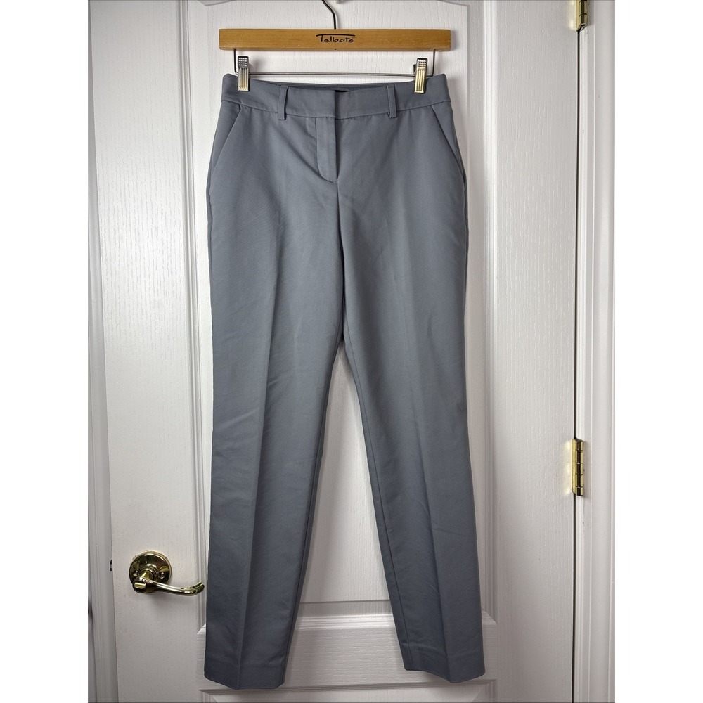 Express Columnist Ankle Pants Womens 2R Gray Mid Rise Stretch Dress Trouser